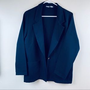 ANTHONY Richards- LONG SLEEVE BLAZER NAVYBLUE MEDIUM